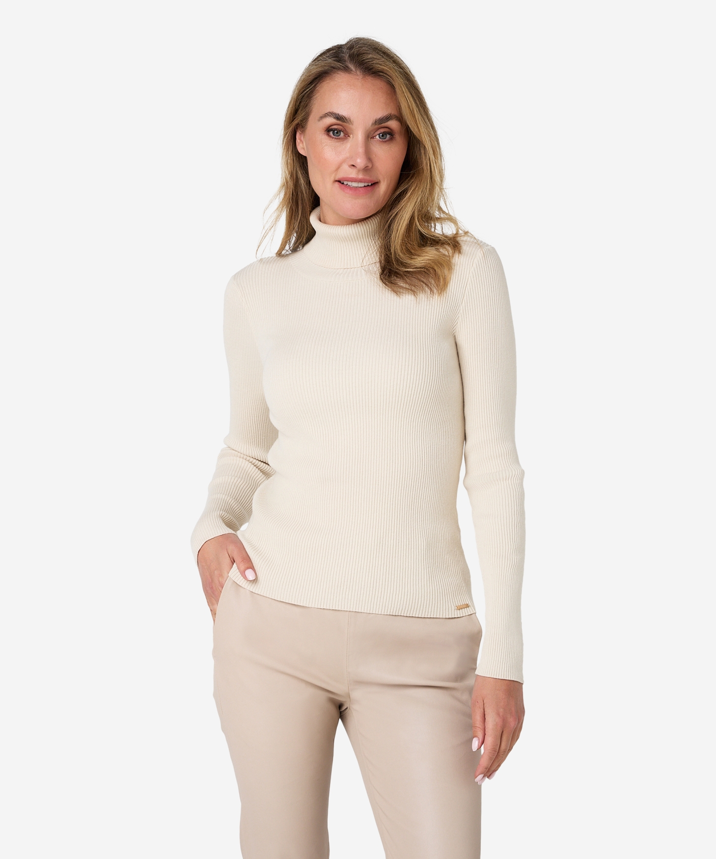 Tamora turtle neck | Buttercream