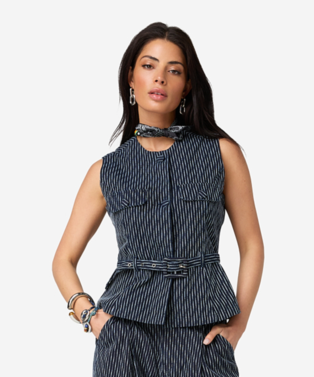 Trisia | Chalk Stripes