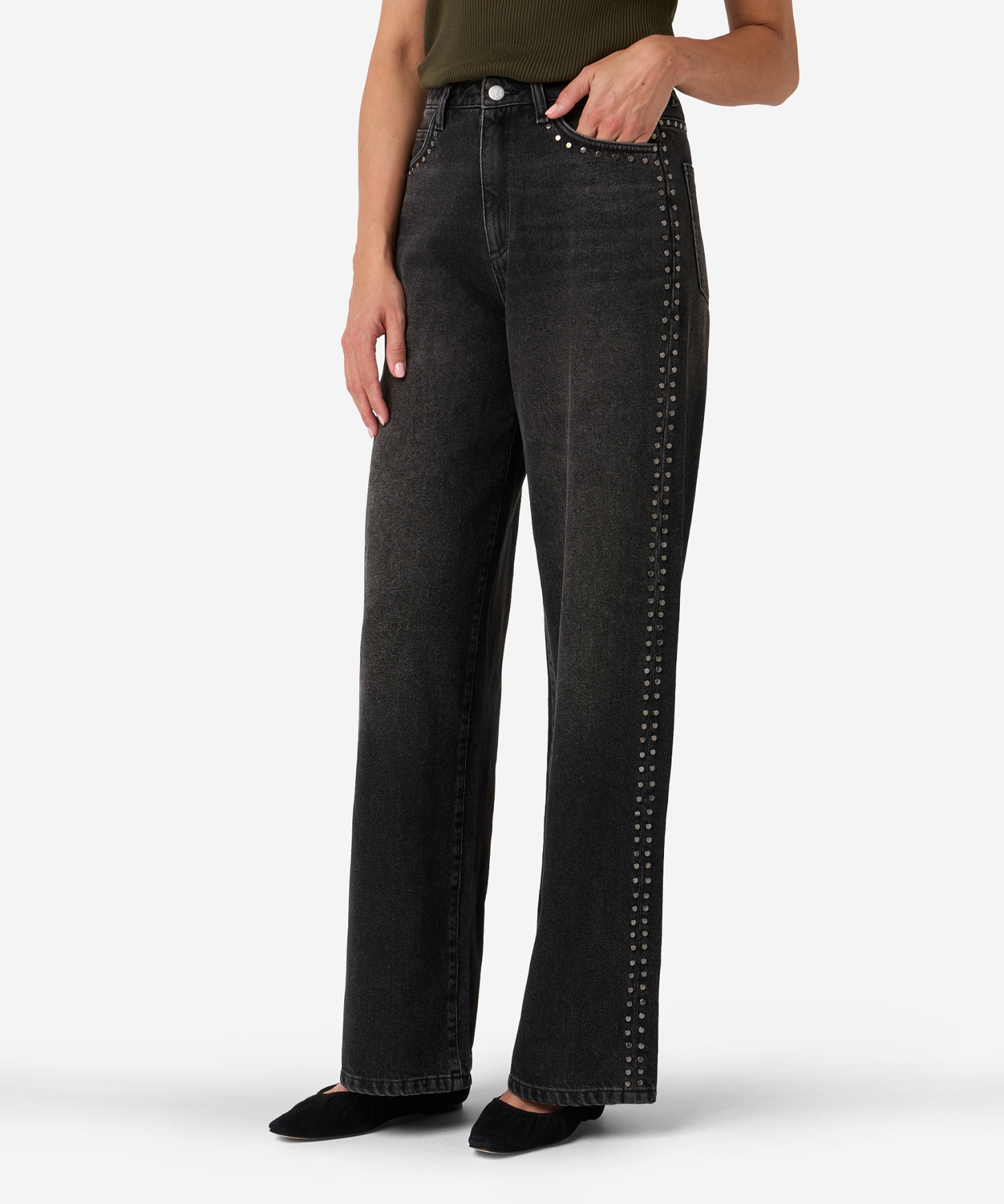 Pacey | Dark Grey Denim
