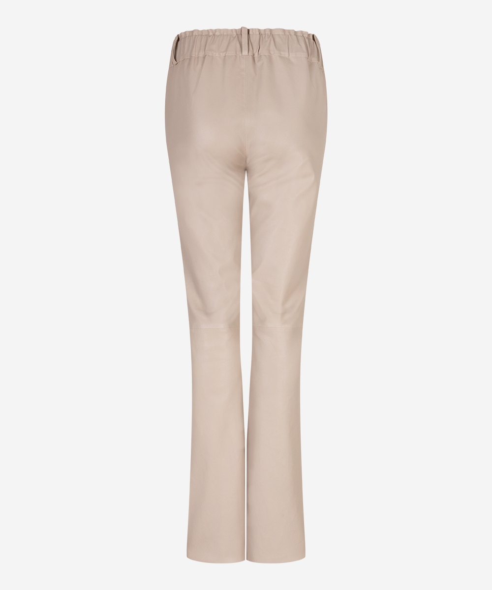 Ibana Leren Broek Dames Beige Beige Ibana Jack Jeyla