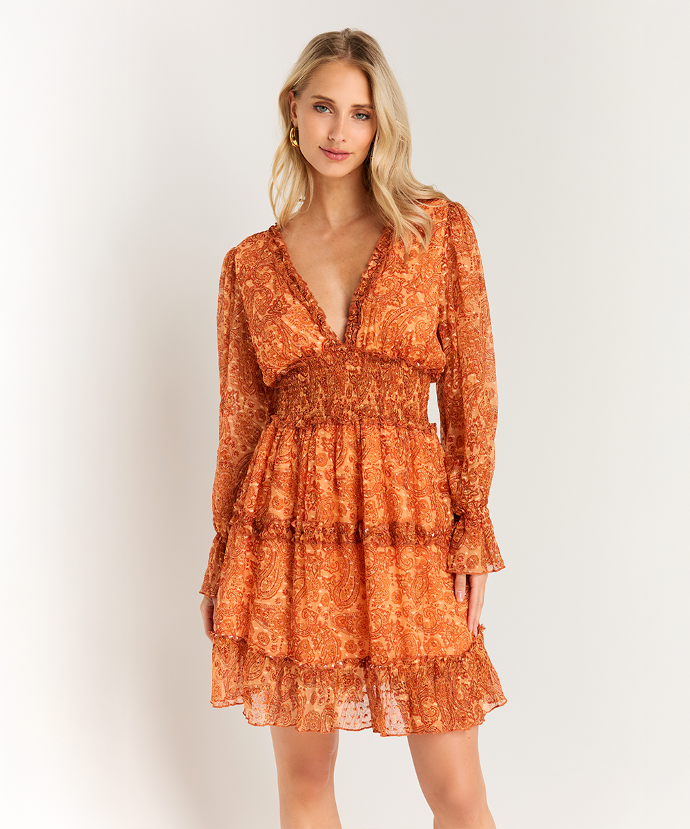 Diandra Paisley | Paisley Naranja