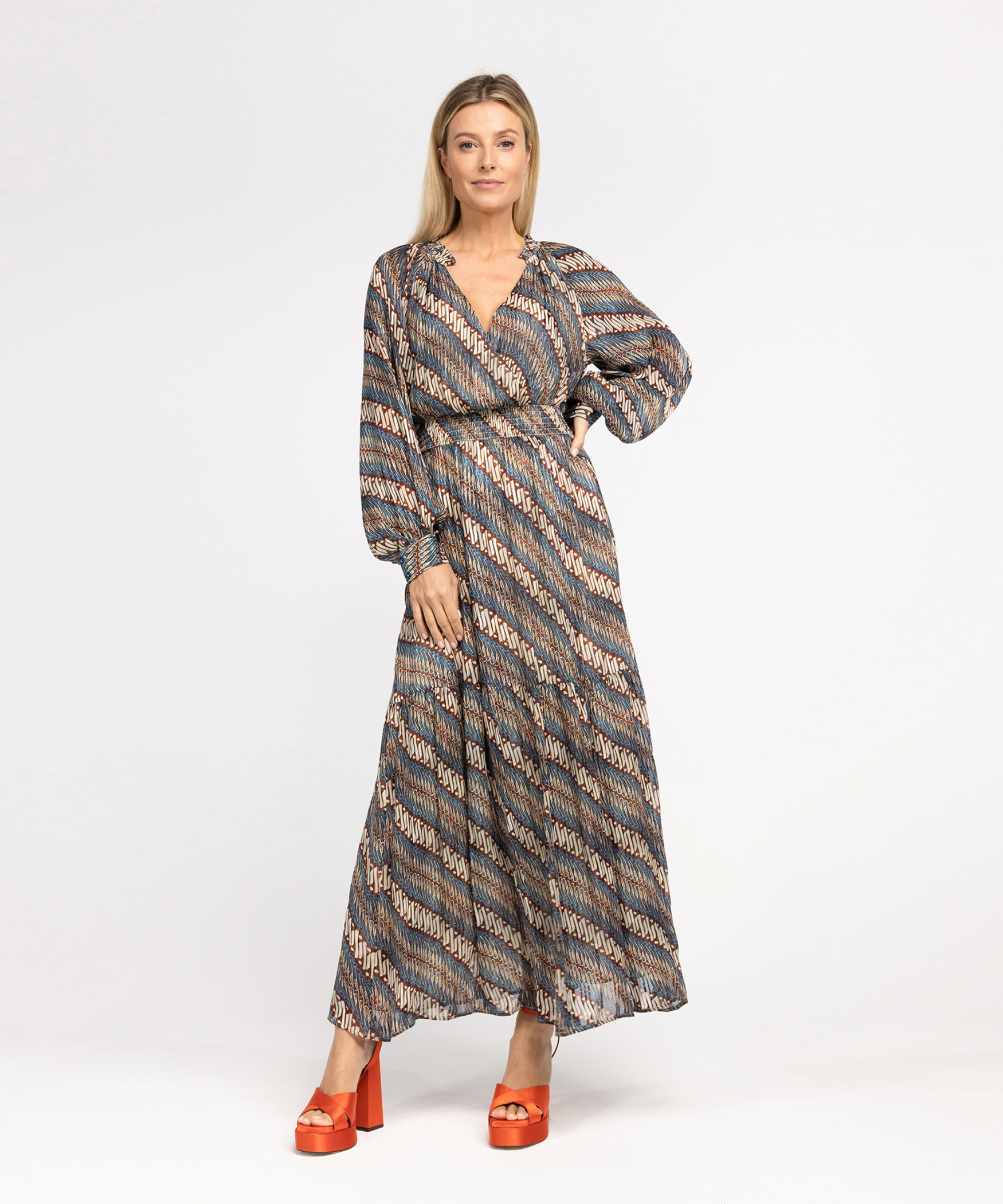 Donna print lurex | Print Batik
